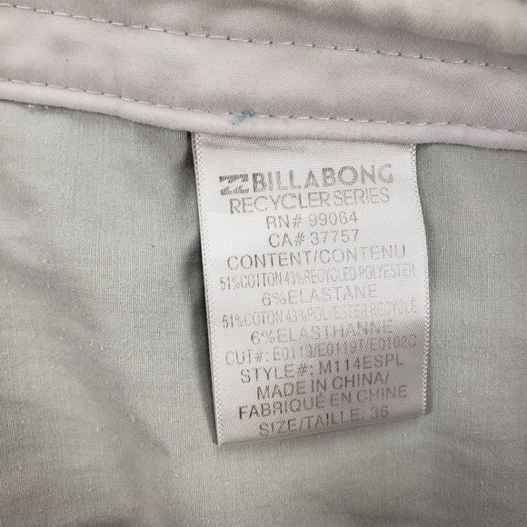 Billabong Shorts Mens 36 Green Multicolor Swim Draw String Logo Outdoors Pockets - Picture 9 of 14